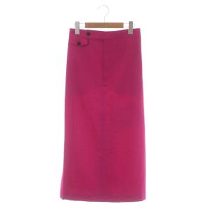 22AW ハイツイストツイルスカート タイト ロング 36 ピンク