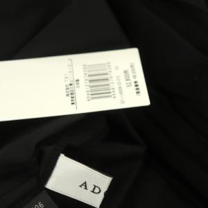 ADORE 21SS ソフトタイプライターワンピース シャツワンピース ロング プリーツ 半袖 36 黒 ブラック