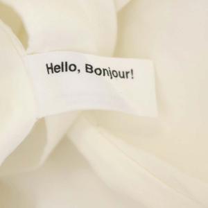 L'Appartement 23SS No Collar シャツ ブラウス 長袖 スタンドカラー ワイドスリーブ オフホワイト