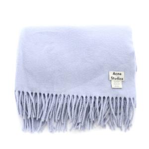 Acne Studios フリンジ大判ストール マフラー 紫 パープル