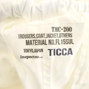 TICCA VERMEIL par iena取り扱い 23SS カーゴパンツ ワイド タック イージー 2 オフホワイト