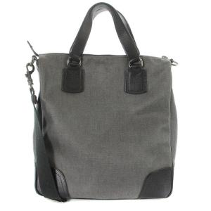 BALLY トートバッグ ショルダーバッグ 2way ロゴ グレー