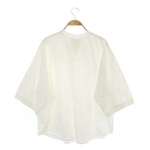 Shinzone THE SHINZONE 23SS ハーフスリーブ ダブル ガゼット プルオーバー スウェット トレーナー 七分袖 ラグラン