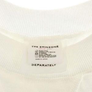 Shinzone THE SHINZONE 23SS ハーフスリーブ ダブル ガゼット プルオーバー スウェット トレーナー 七分袖 ラグラン