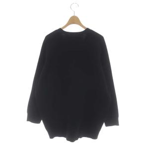 MADISONBLUE ビッグニットカーディガン リブ XS ブラック