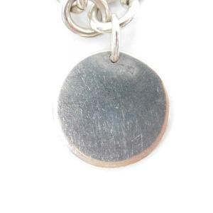 TIFFANY&Co. SVリターントゥティファニーラウンドタグチェーンブレスレット 925 シルバー