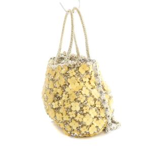 ANTEPRIMA 2WAY ワイヤーバッグ ハンドバッグ ショルダーバッグ 黄 イエロー ベージュ