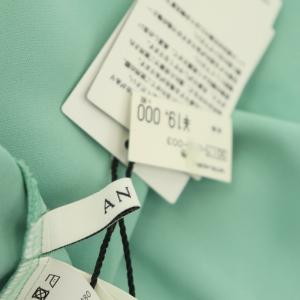 ANAYI ブラウス 七分袖 レース プルオーバー 38 ミントグリーン