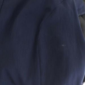 TOCCA 22SS PARLOUR ドレス シアサッカー ワンピース 半袖 ミモレ丈 ロング 2 濃紺 ダークネイビー