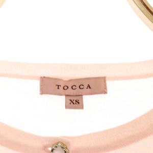 TOCCA 21SS QUADRIFOGLIO カーディガン ニット 長袖 クロップド XS ピンク