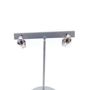 リラバイ Lilas by 三日月フープピアス シルバー色