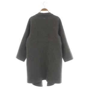 Theory NOBEL N CRUST ショールカラーコート ウール カシミヤ混 S グレー