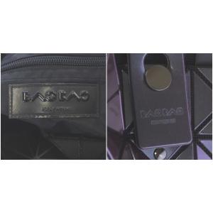 BAOBAO ISSEY MIYAKE プリズム PRISM10×10 トートバッグ ハンドバッグ ダークパープル