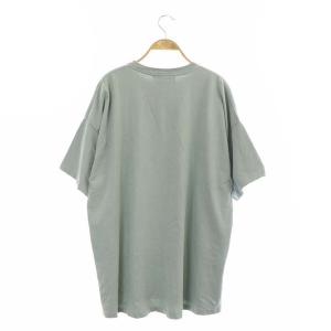 REMI RELIEF 23SS Chaos別注 プリントTシャツ カットソー 半袖 ダメージ加工 M ミントグリーン