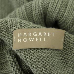MARGARET HOWELL 21SS LINEN COTTON ロールネックニット カットソー 長袖 2 スモークグリーン