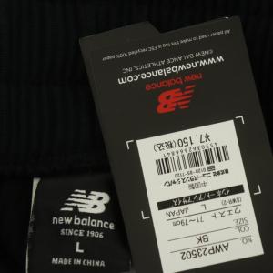New Balance AWP23502ATL トラックフレアロングパンツ L ブラック
