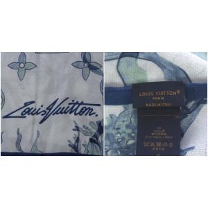 LOUIS VUITTON 23AW M78469 MNG アクアガーデン ストール エトールモノグラム ブルー