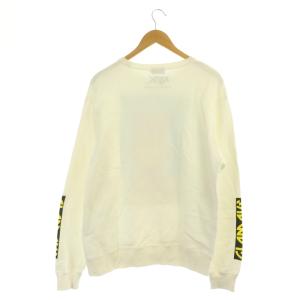 HYSTERIC GLAMOUR フランクコジックデビルベアースウェット トレーナー プルオーバー 長袖 コットン M 白 ホワイト