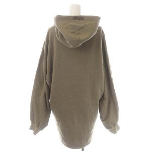AMERICANA L'Appartement別注 サイドジップパーカー スウェット 長袖 フード プルオーバー カーキ