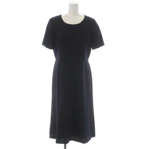 ANAYI 21SS セットアップ ジャケット 総裏地 クルーネックワンピース 38 ダークネイビー