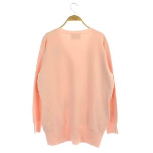 Chesty 22SS デイジー刺繍カーディガン ニット 長袖 Vネック ビジュー装飾 F ピンク