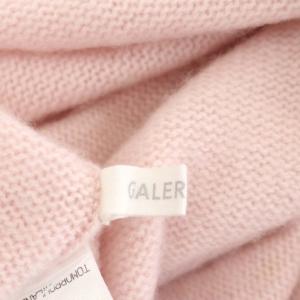 GALERIE VIE スコットランドカシミヤ ハイネックプルオーバー ニット セーター 長袖 S 薄ピンク