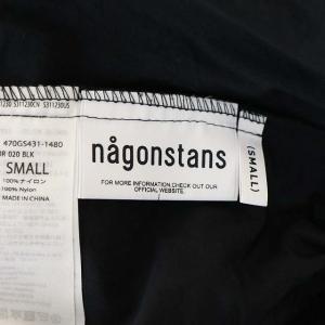 nagonstans 23SS asymmetry drawstring skirt スカート ギャザー ロング S 黒 ブラック