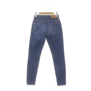 HYSTERIC GLAMOUR 刺繍加工デニムパンツ ジーンズ スキニー テーパード スリム 23 インディゴブルー