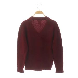 HERMES SPORT ヴィンテージ ニット ラムウール 38 ボルドー