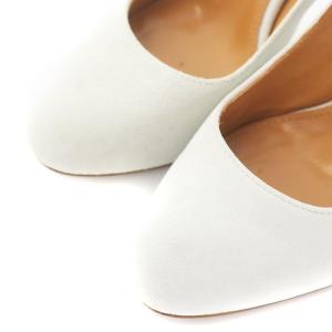 PIPPICHIC パンプス ラウンドトゥ スエード 35.5 22.5cm 水色 ライトブルー