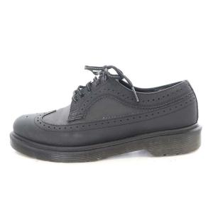 Dr.Martens メダリオン ウイングチップ シューズ レースアップ 黒 ブラック