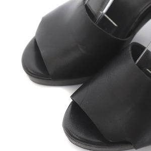 PIERRE HARDY サンダル レザー ストラップ 35 22.0cm 黒 ブラック