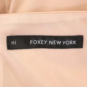 FOXEY NEW YORK フラッピードレス ワンピース ミニ 半袖 38 ピンク 27489