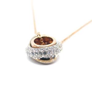 SWAROVSKI ネックレス ペンダント リング ゴールド色