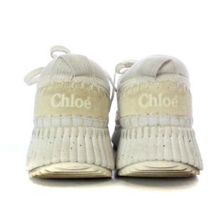 Chloe CHC22S579Y 0101 NAMA SNEAKERS スニーカー ローカット 39 ホワイト