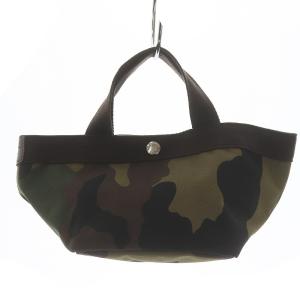 701Wカモフラージュ コーデュラ舟型トートS迷彩 ハンドバッグ トートバッグ ミニ ナイロン カーキ 701W-4969