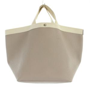 725GP リュクス舟型トートL バッグ ハンドバッグ グレージュ 