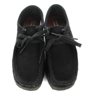 Clarks クラークス IENA取り扱い 22AW WALLABEE モカシンシューズ 4.5 23.5cm 黒 ブラック