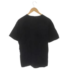 CELINE by Hedi Slimane 23SS ラインストーン ルーズTシャツ ロゴ M ブラック