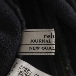 JOURNAL STANDARD relume 21AW オーバーオール デニム サロペット テーパードパンツ カットオフ 36 チャコールグレー