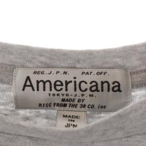 AMERICANA MUSE de Deuxieme Classe取り扱い 22SS オーバーサイズ university Tシャツ カットソー