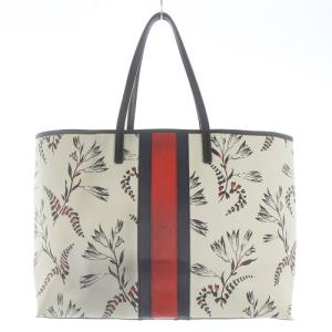 TORY BURCH KERRINGTON トートバッグ ハンドバッグ ロゴ 白 ホワイト 紺 ネイビー