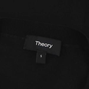 Theory 22SS Compact Crepe Cocoon PO ノースリーブニット カットソー プルオーバー S 黒 ブラック