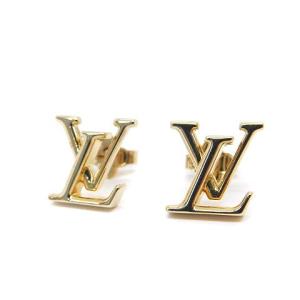 M00610 ブックルドレイユマイLVフープピアス ロゴ ゴールドカラー