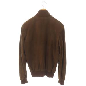 DOLCE&GABBANA スエードブルゾン シープスキン 48 ブラウン
