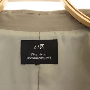 23区 ジャケット テーラードジャケット 総裏地 50 ダークベージュ