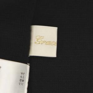 Grace Class 23SS ミラノリブダブルジャケット ニット 七分袖 36 ブラック