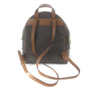 MICHAEL KORS シグネチャー リュックサック ロゴ 茶色 ブラウン 30S7GEZB1B