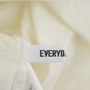 EVERYDAY I LIKE 22SS Gather Sleeve ブラウス シャツ 長袖 オフホワイト
