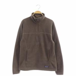 シンチラ マースピアルフリース ハーフジップ プルオーバー スウェット 長袖 ハイネック M 茶色 ブラウン 25742